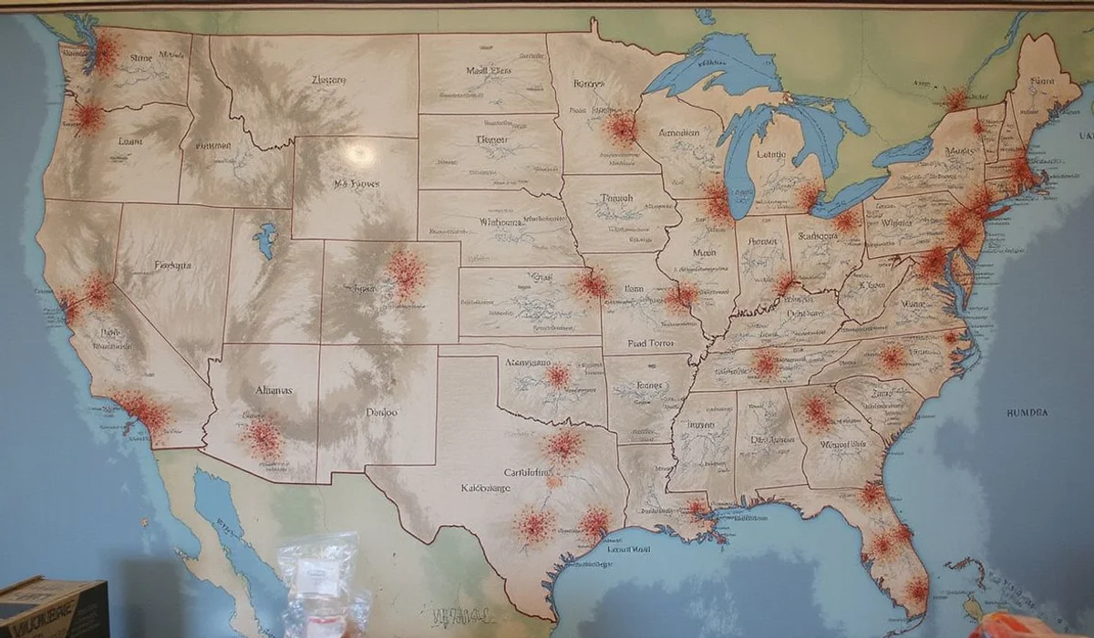 Map of five Texas metros with voucher acceptance notes