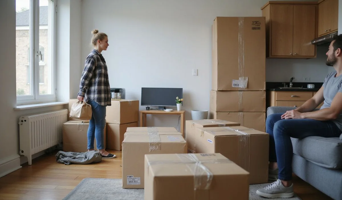 Numbered 5-step process from intake to move-in